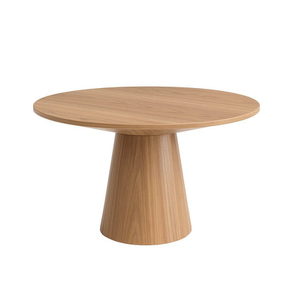 Cove Mid-Century Round Pedestal Dining Table, Malaysian Hardwood – view 11