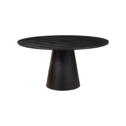 Cove Mid-Century Round Pedestal Dining Table, Malaysian Hardwood – view 16