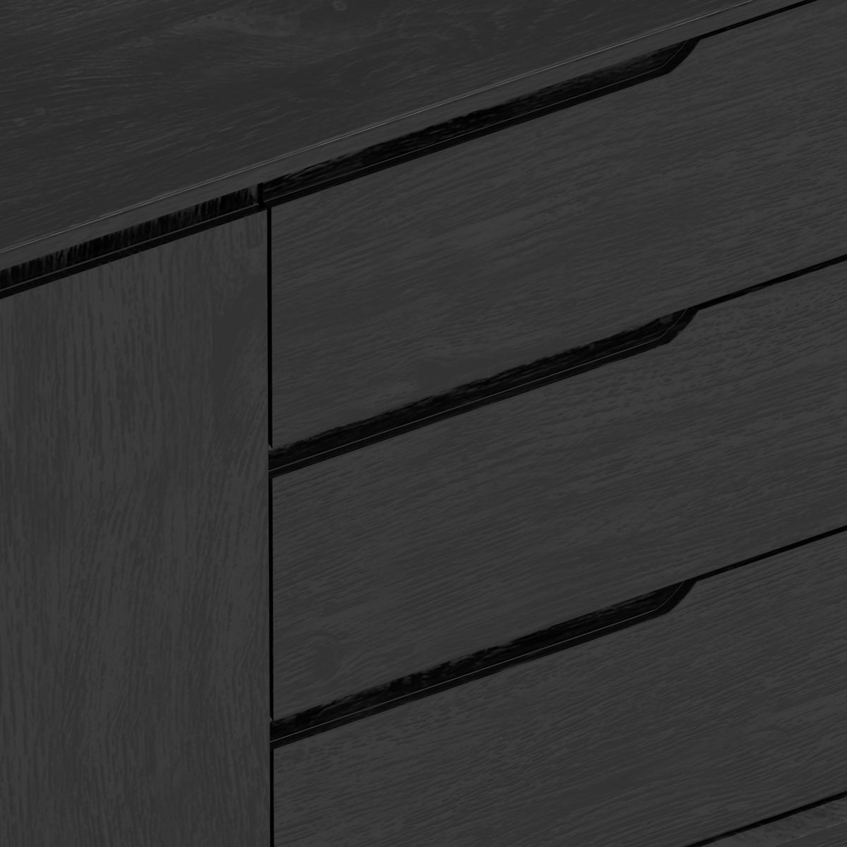 Cove Sideboard with Soft-Close Drawers, Vintage Black – view 6