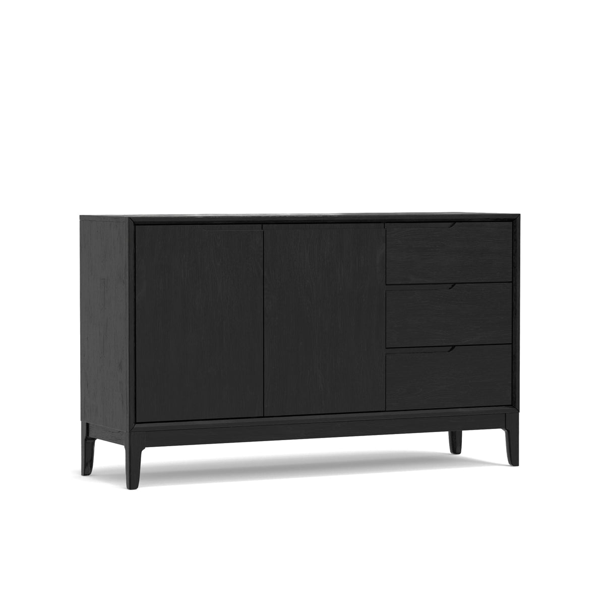 Cove Sideboard with Soft-Close Drawers, Vintage Black – view 4