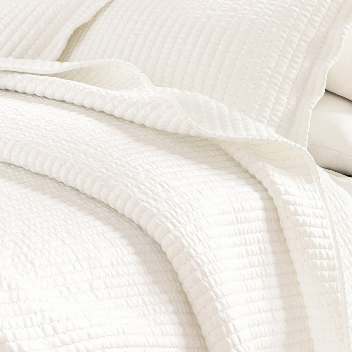 Solid Channel Stitch Quilt Set – Alicia Collection – view 6