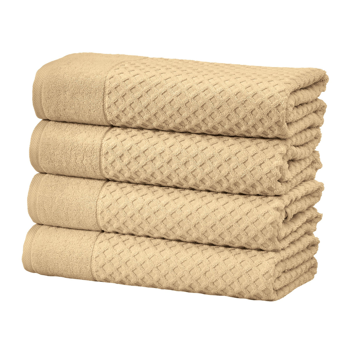 Cotton Diamond Waffle Weave Bath Towel Set – Grayson Collection – view 202