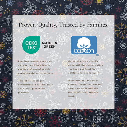 Turkish Cotton Flannel Sheet Set – Lakeview Collection – view 61