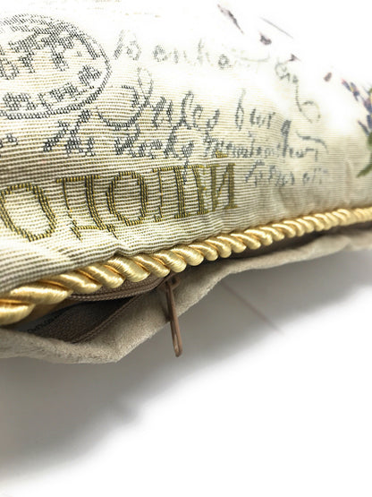 Parisian Model European Postcard Vintage Tapestry Pillow Cover – view 3