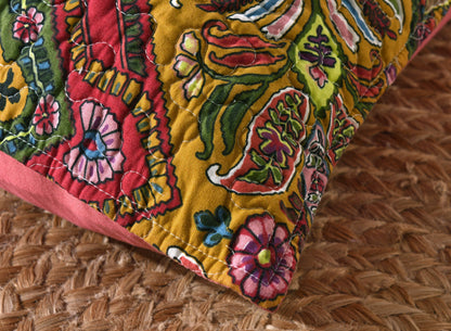 Floral Paisley Chevron Polyester Cushion Covers, Set of 2, 18 x 18 – view 5