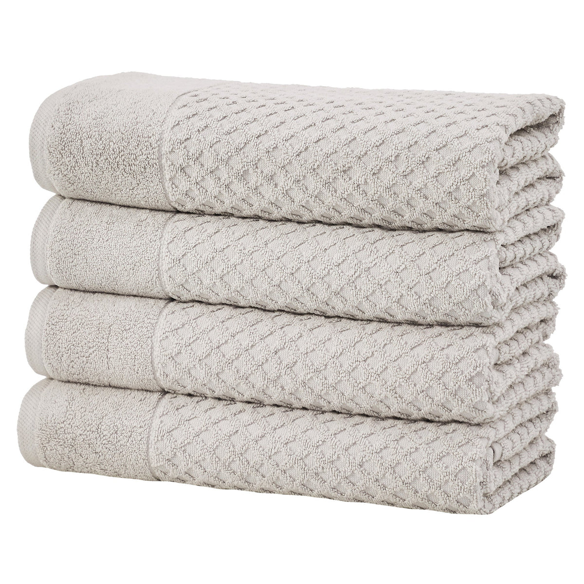 Cotton Diamond Waffle Weave Bath Towel Set – Grayson Collection – view 135