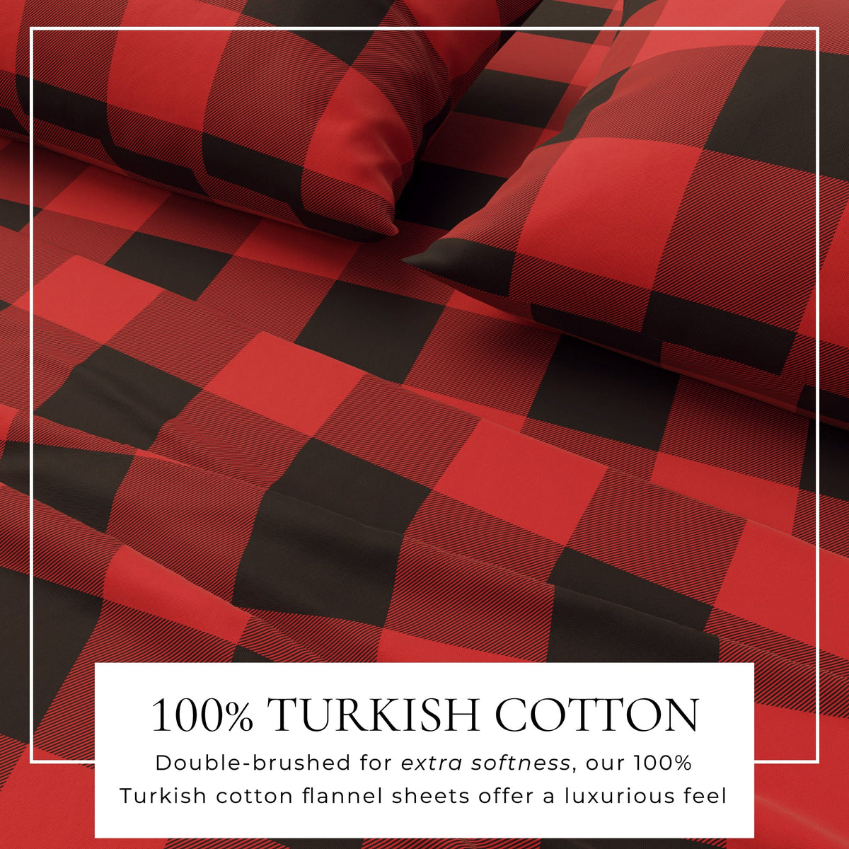 Turkish Cotton Flannel Sheet Set – Belle Collection – view 20