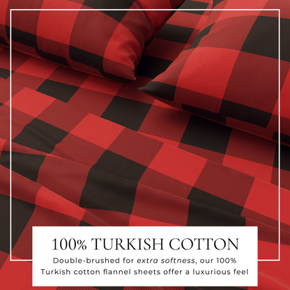 Turkish Cotton Flannel Sheet Set – Belle Collection – view 20