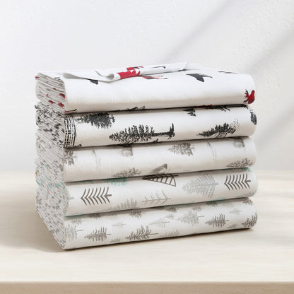 Turkish Cotton Flannel Sheet Set – Lakeview Collection – view 45