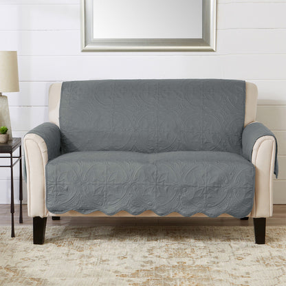 Medallion Stitch Furniture Protector – Elenor Collection Sofa Cover – view 133