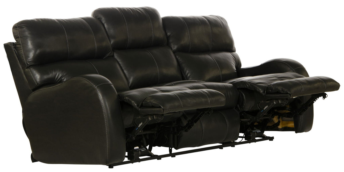Angelo Italian Leather Power Reclining Sofa with Power Headrest – view 13