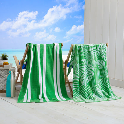 Maui Collection Cotton Velour Beach Towels, 30 x 60 Inch 2 or 4 Pack – view 19