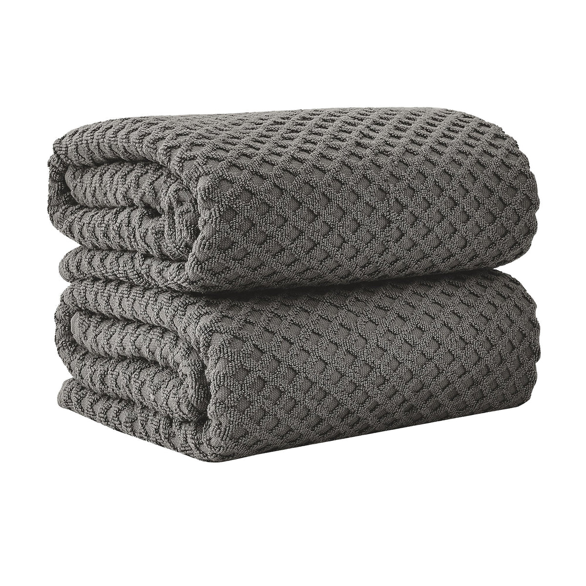 Cotton Diamond Waffle Weave Bath Towel Set – Grayson Collection – view 149