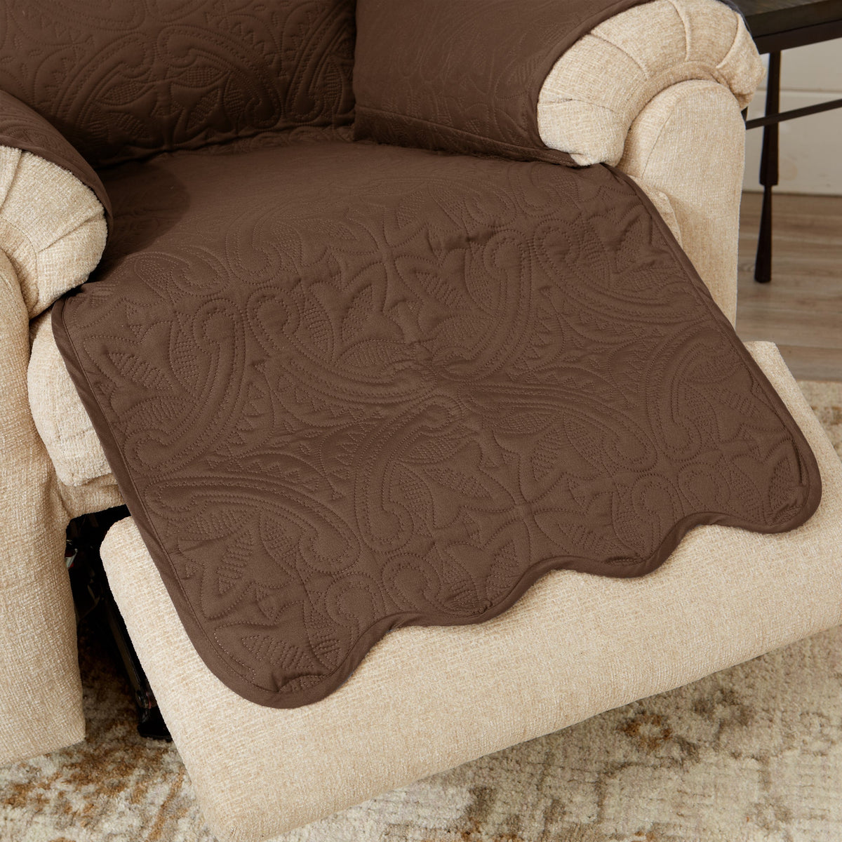 Medallion Stitch Furniture Protector – Elenor Collection Sofa Cover – view 108