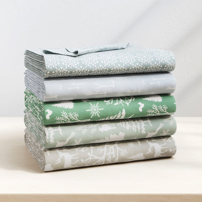 Turkish Cotton Flannel Sheet Set – Lakeview Collection – view 12