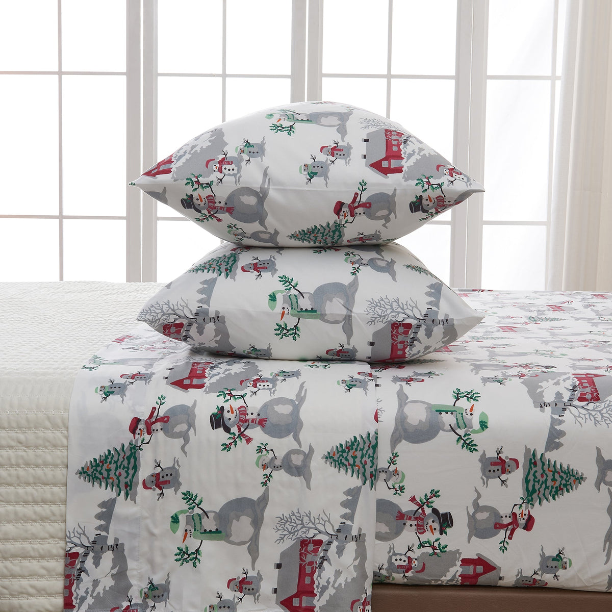Lodge Print Microfiber Sheet Set – Mountain Ridge Collection – view 53