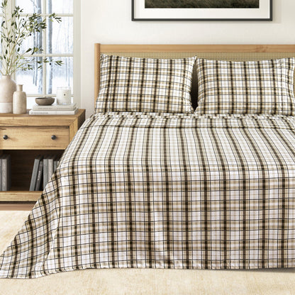 Brushed Microfiber Printed Sheet Set – Baylor Collection – view 33