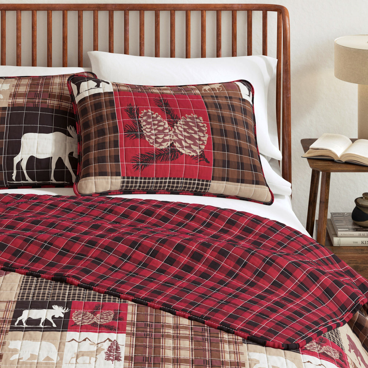 Rustic Woodland Landscape Reversible Quilt Set – Matthew Collection – view 12