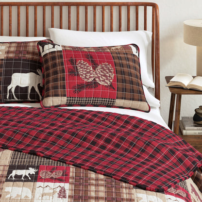 Rustic Woodland Landscape Reversible Quilt Set – Matthew Collection – view 12