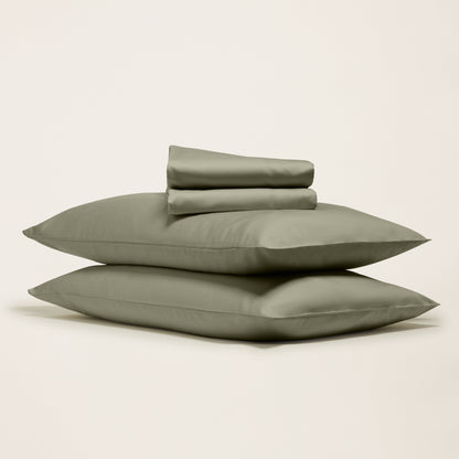 Luxe Australian Cotton Sateen Sheet Set, 400 Thread Count – view 20