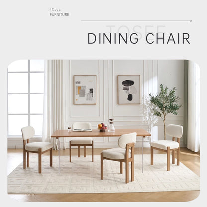 Upholstered Dining Chairs with Ergonomic Backrest, Set of 2 – view 11