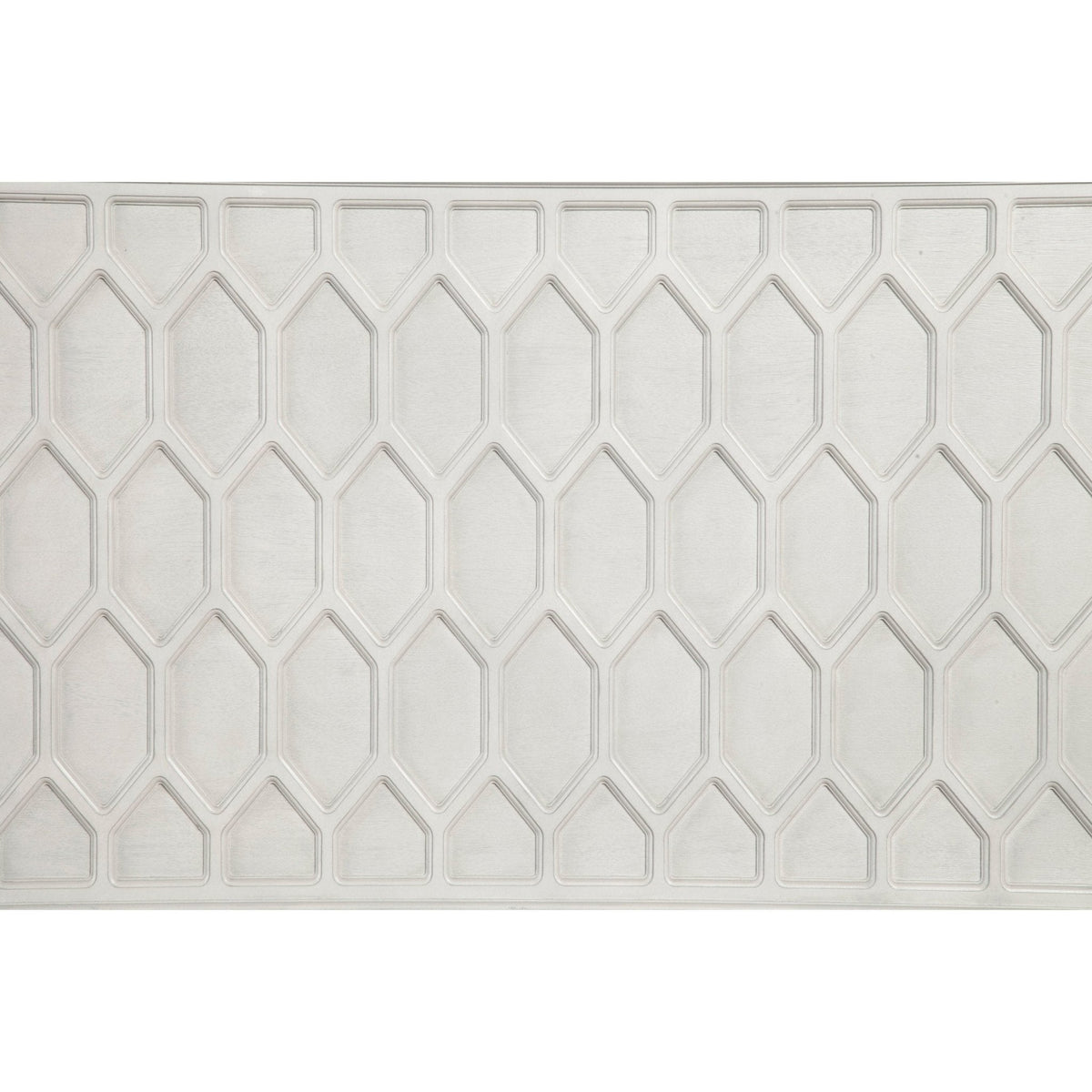Denver Mahogany TV Console with Honeycomb Design, Light Grey – view 4