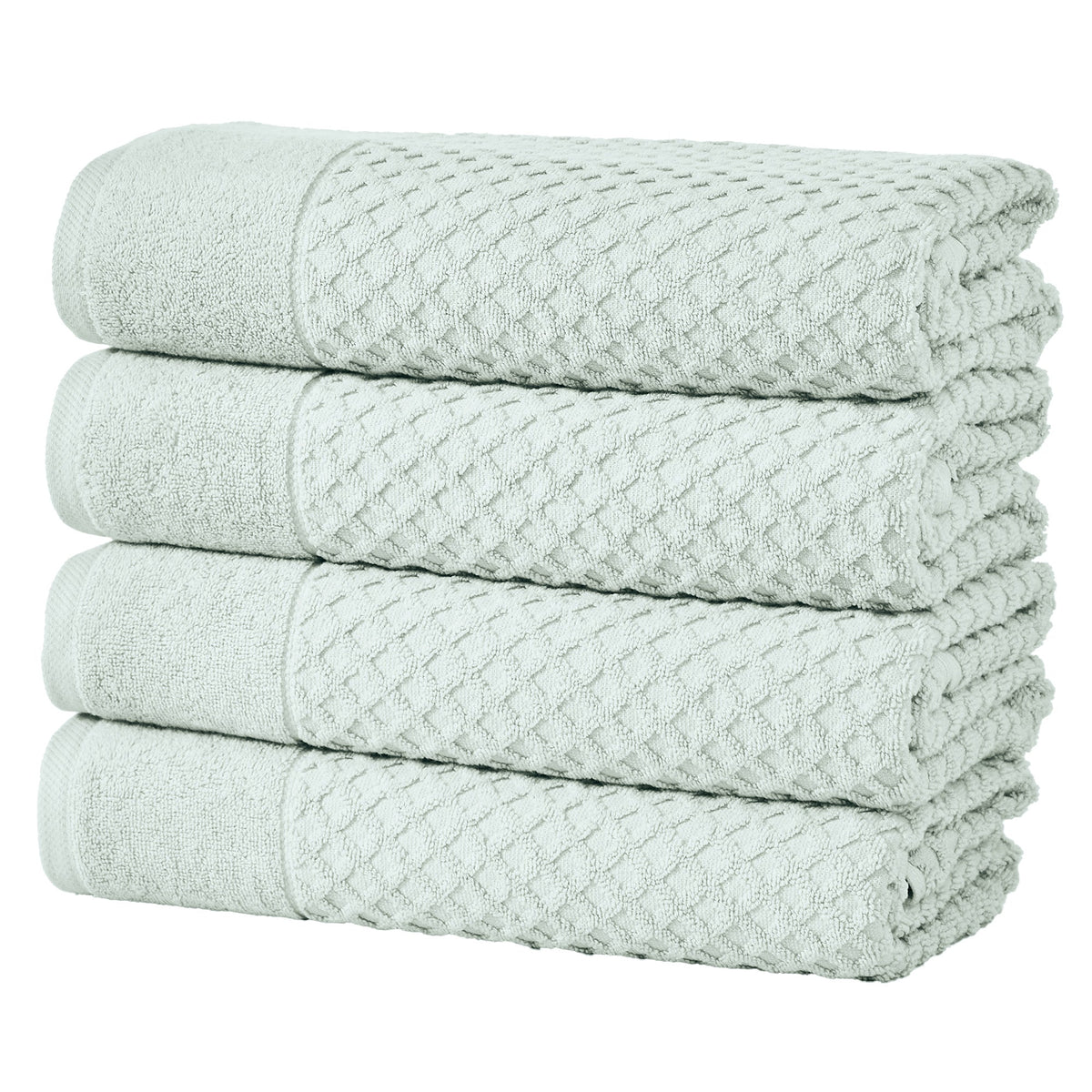 Cotton Diamond Waffle Weave Bath Towel Set – Grayson Collection – view 89