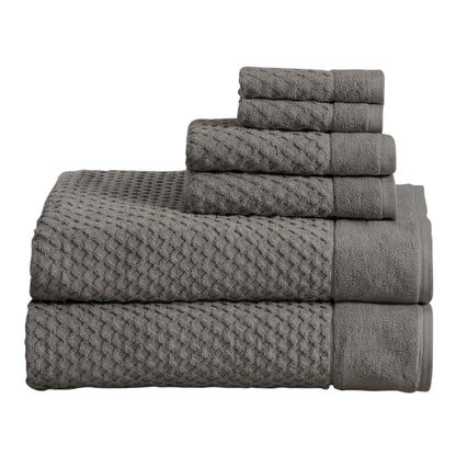 Cotton Diamond Waffle Weave Bath Towel Set – Grayson Collection – view 150