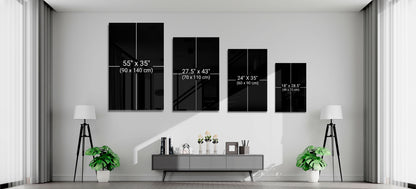 She Glass Wall Art – Mid-Century Modern Female Profile, Designer Collection – view 10