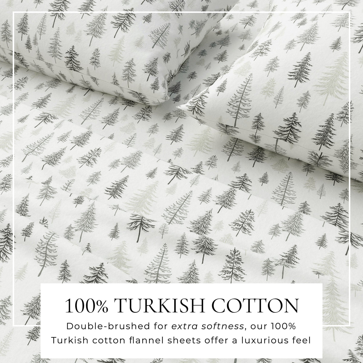 Turkish Cotton Flannel Sheet Set – Stratton Collection – view 13