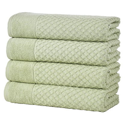 Cotton Diamond Waffle Weave Bath Towel Set – Grayson Collection – view 53