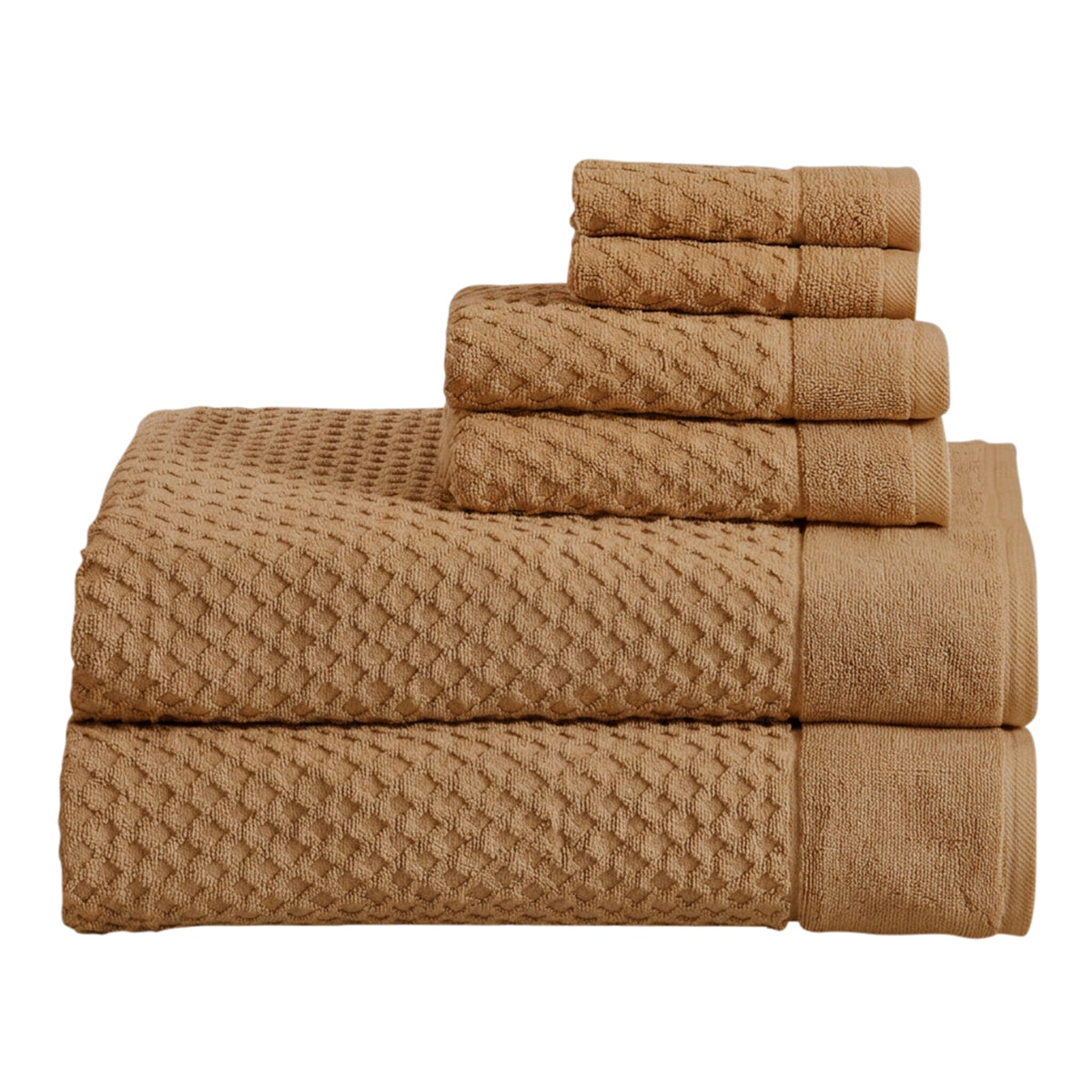 Cotton Diamond Waffle Weave Bath Towel Set – Grayson Collection – view 221