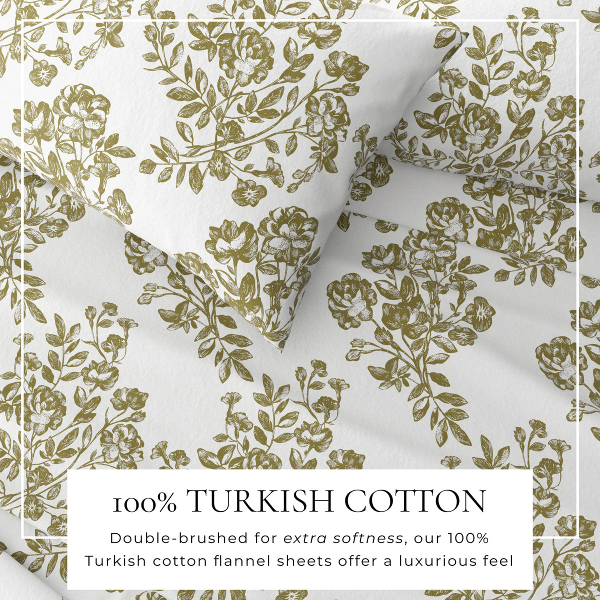 Turkish Cotton Flannel Sheet Set – Belle Collection – view 58