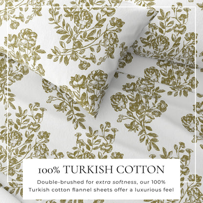 Turkish Cotton Flannel Sheet Set – Belle Collection – view 58