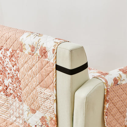 Reversible Patchwork Furniture Protector – Langdon Collection Sofa Cover – view 94