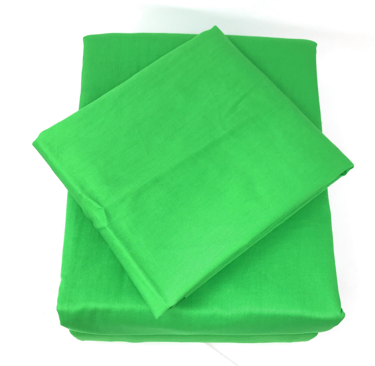 100% Cotton Solid Lime Green Duvet Cover Set with Zipper Closure – view 5