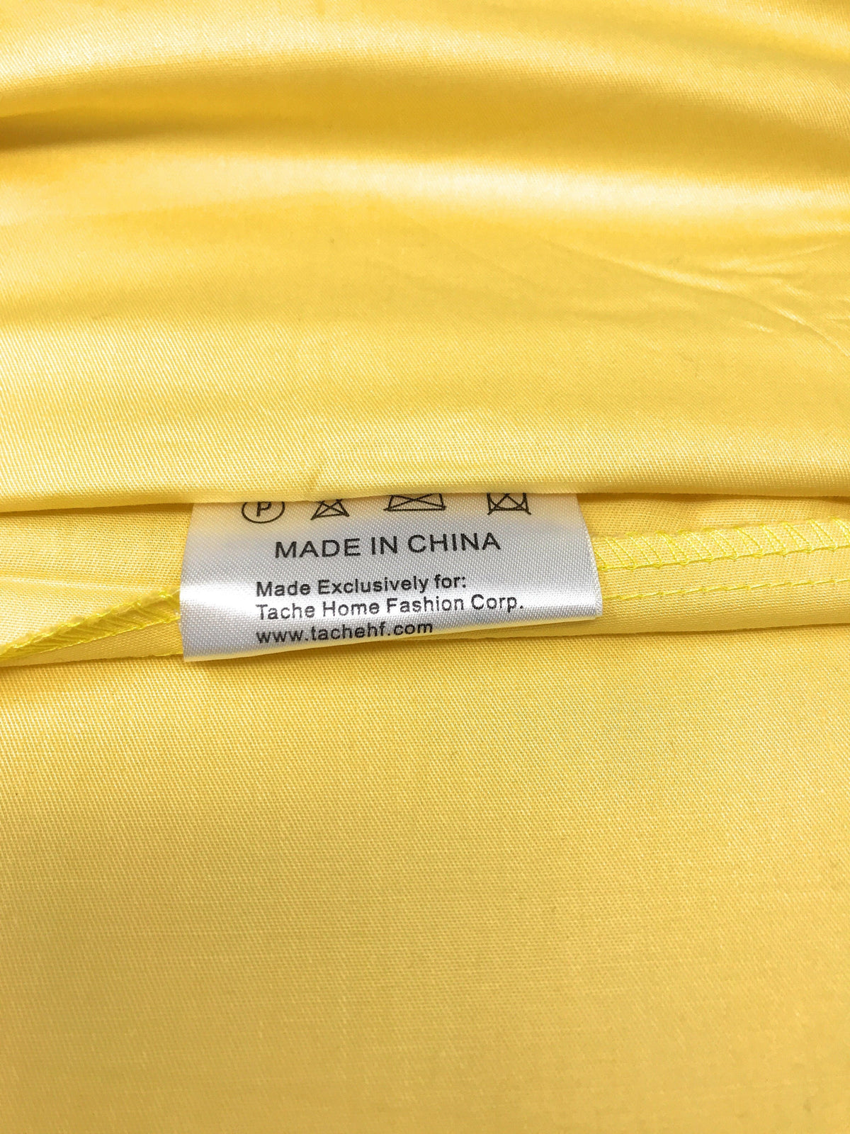 100% Cotton Solid Banana Yellow Duvet Cover Set with Zipper Closure – view 8