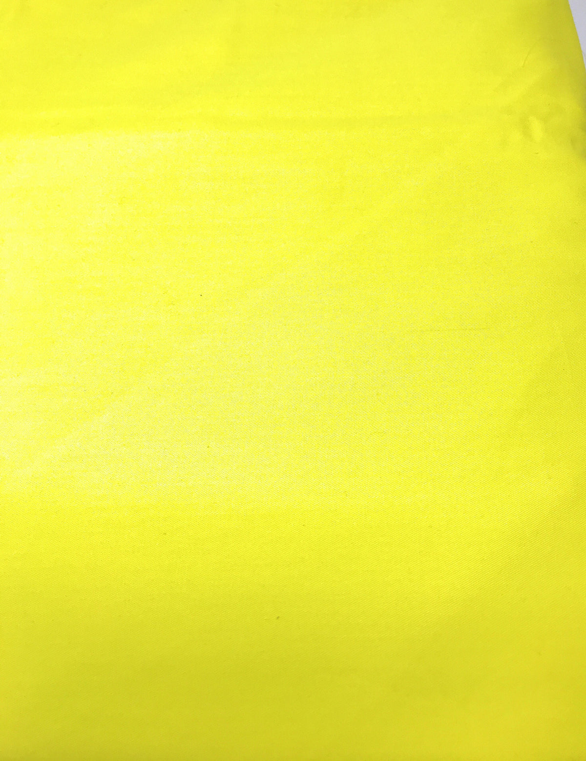 100% Cotton Neon Yellow Duvet Cover Set with Zipper Closure – view 4