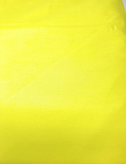100% Cotton Neon Yellow Duvet Cover Set with Zipper Closure – view 4