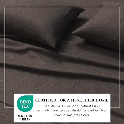 Heathered Jersey Knit Sheet Set – Carmen Collection – view 95