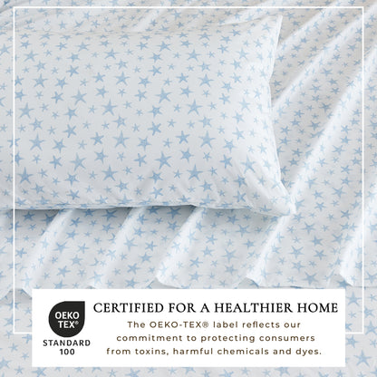 Coastal Printed Microfiber Sheet Set – Newport Collection – view 3