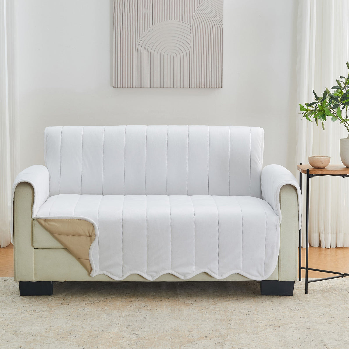 Velvet Furniture Protector – Soft Sofa and Chair Cover, Velvet Collection – view 13