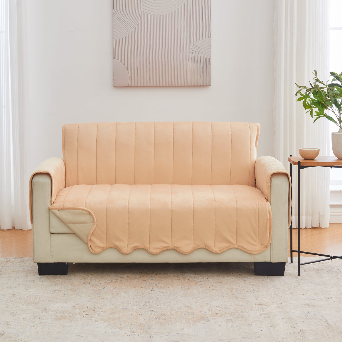 Velvet Furniture Protector – Soft Sofa and Chair Cover, Velvet Collection – view 37