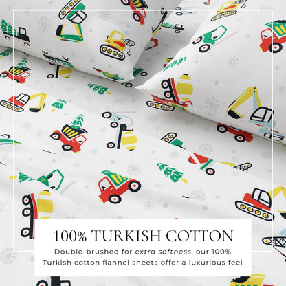 Turkish Cotton Christmas Flannel Sheets – Whittaker Holiday Prints – view 35