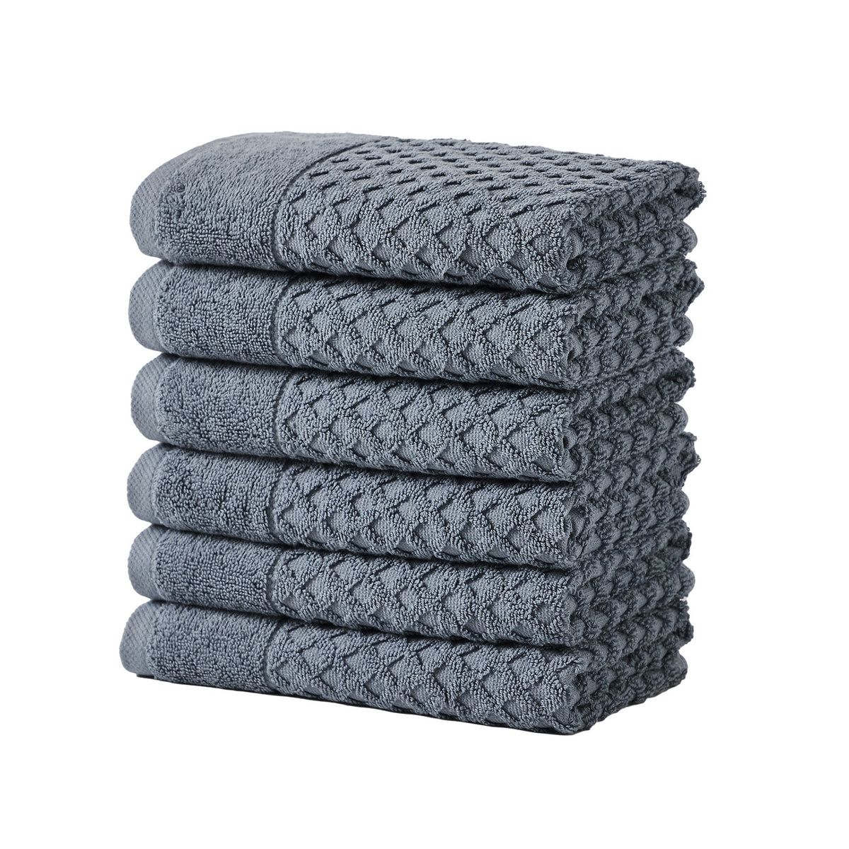 Cotton Diamond Waffle Weave Bath Towel Set – Grayson Collection – view 102