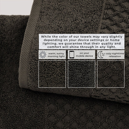 Cotton Diamond Waffle Weave Bath Towel Set – Grayson Collection – view 184