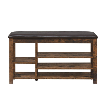 Height-Adjustable Shoe-Changing Bench with Hidden Storage, Nordic Style – view 9