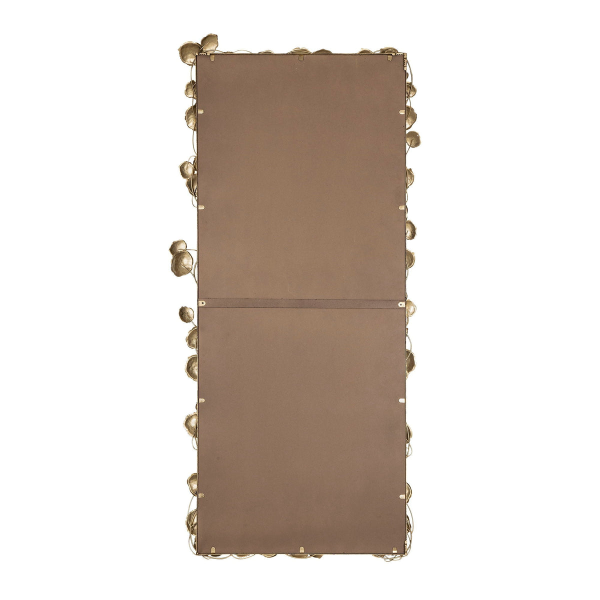 Full-Length Floor Mirror with Gold Leaf Iron Frame, 60.8 Inch – view 10