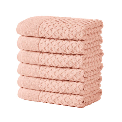 Cotton Diamond Waffle Weave Bath Towel Set – Grayson Collection – view 42
