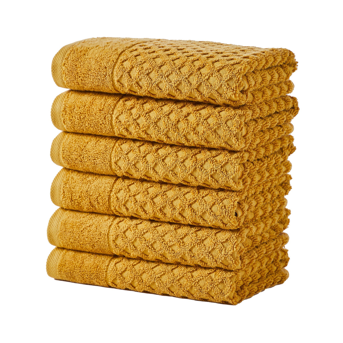 Cotton Diamond Waffle Weave Bath Towel Set – Grayson Collection – view 112